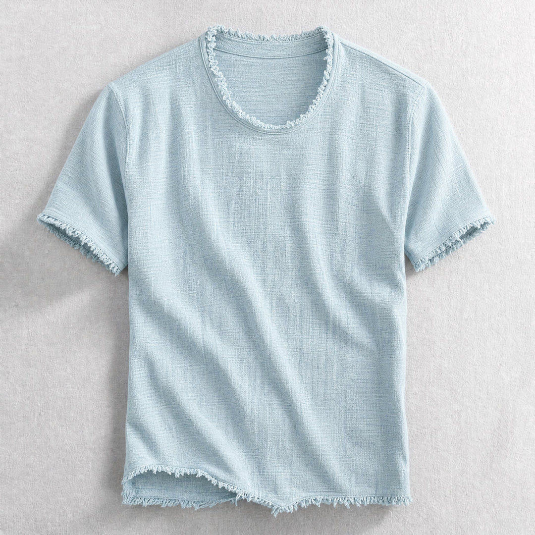 Harlow Frayed Edge Tee