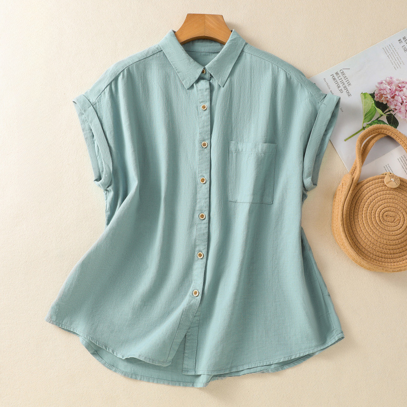 Aurelie Linen Blouse