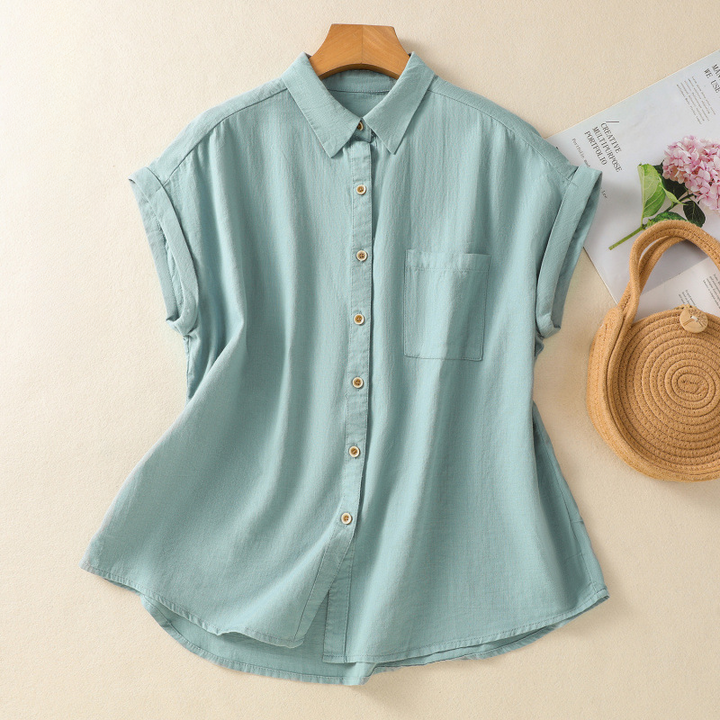 Aurelie Linen Blouse