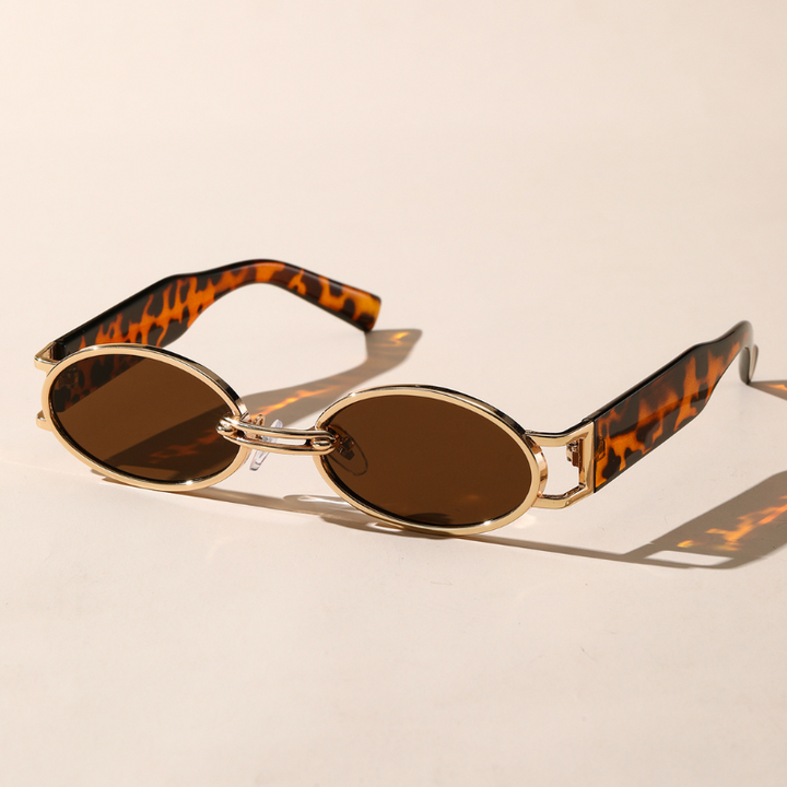 Golden Aura Retro Sunglasses