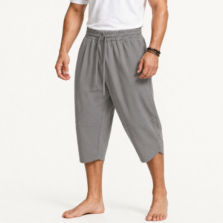 Kyoto Linen Cropped Pants