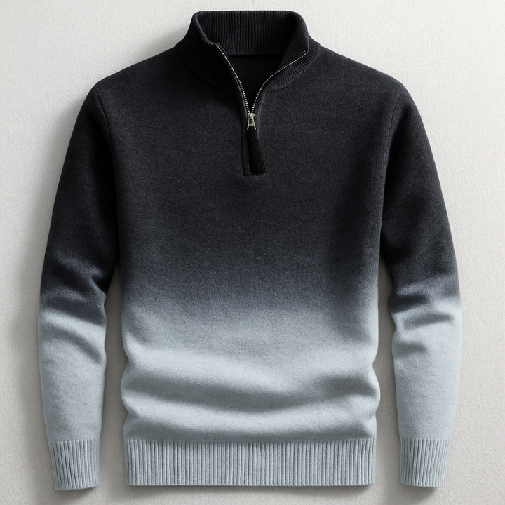 Luca Ombre Quarter-Zip Pullover
