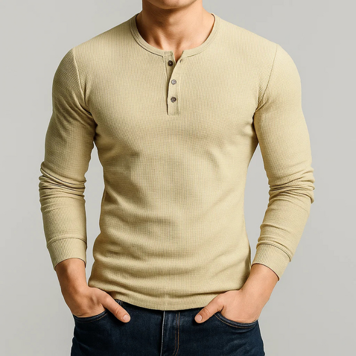 Hudson Henley Long Sleeve Shirt