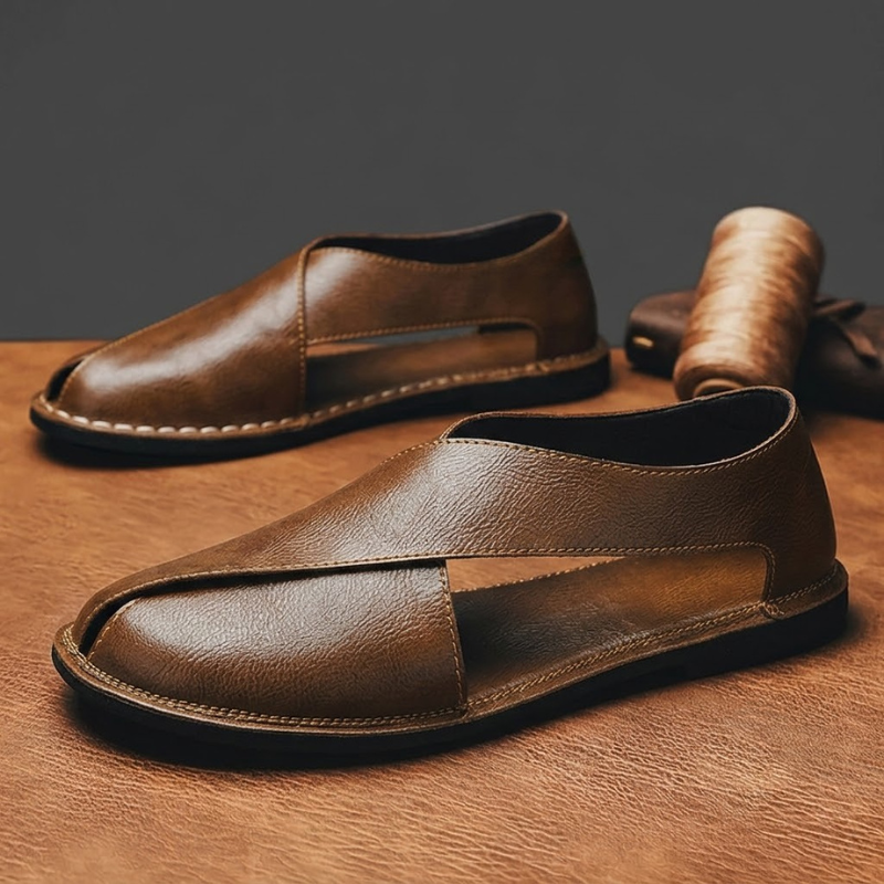 Carlo Italiana Genuine Leather Sandals