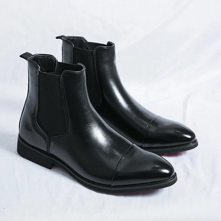 Giovanni Genuine Leather Chelsea Boots