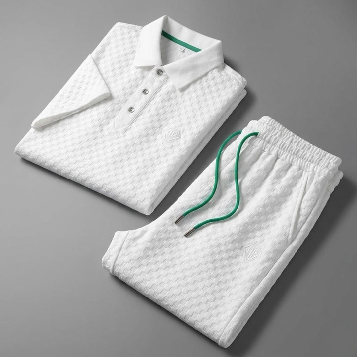 Ravello Jacquard Polo Set