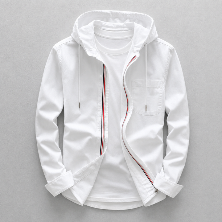 Carter Oxford Hooded Shirt