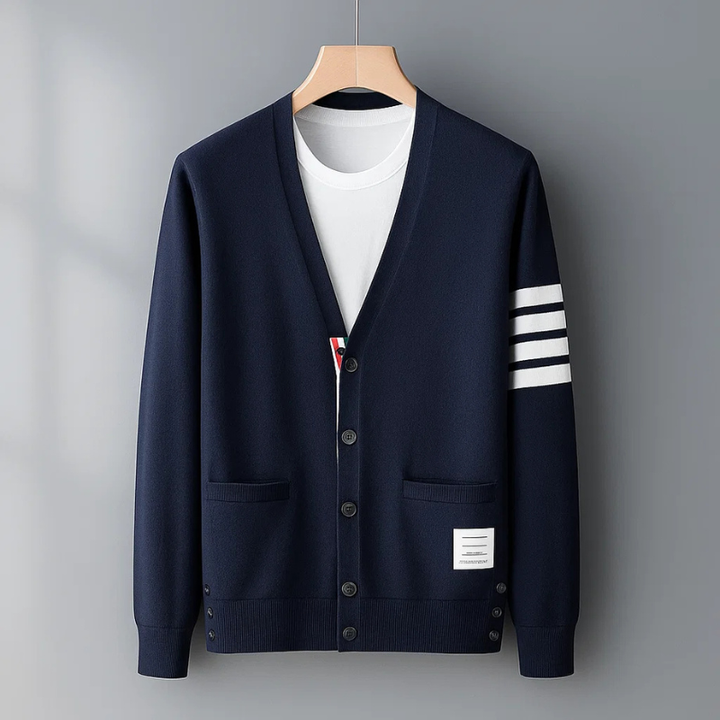 Varsity Cashmere Cardigan