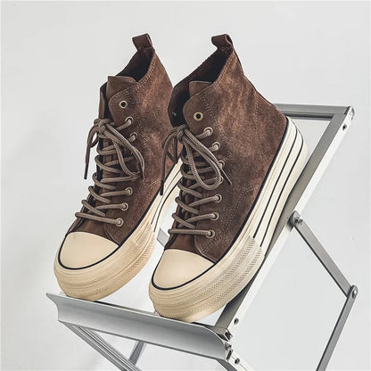 Avenue Suede Platform High Tops