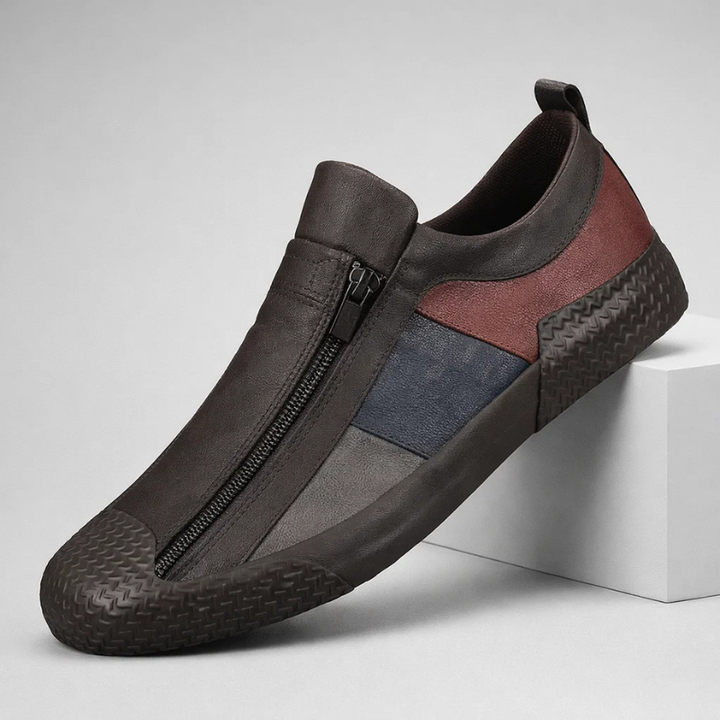 Claude Monet Leather Sneakers