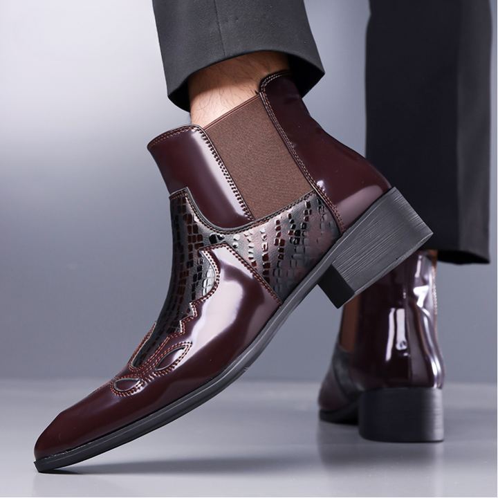 Merton Leather Chelsea Boots