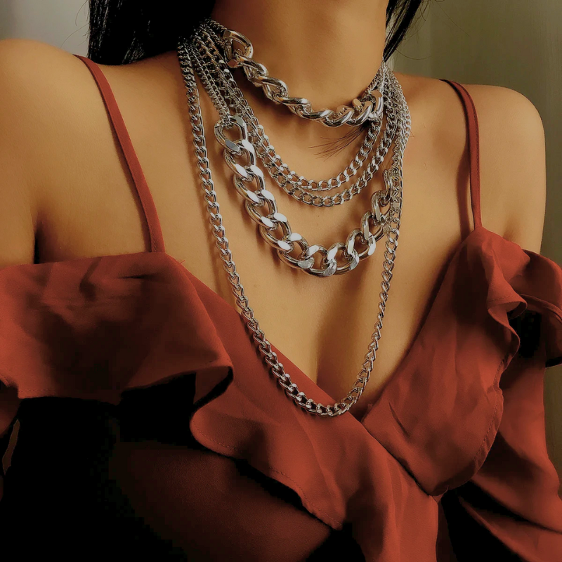 Cascade Layered Necklace