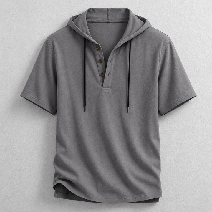 Blake Hooded Henley Shirt