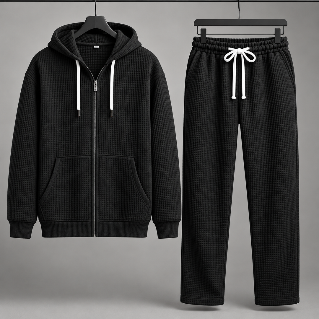 Jacob Waffle-Knit Set