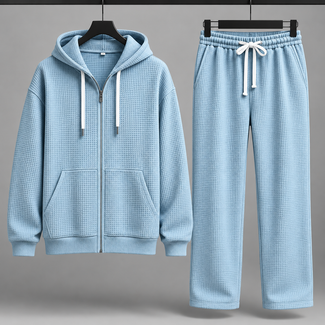 Jacob Waffle-Knit Set