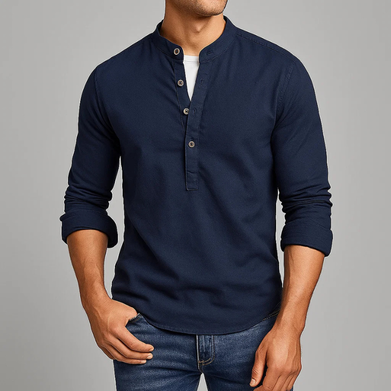 Kyoto Japan Henley Shirt