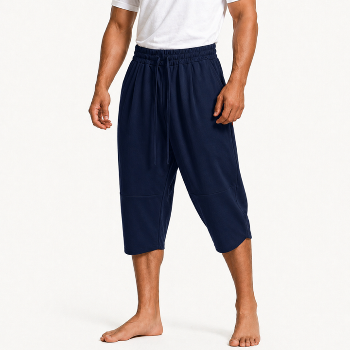 Kyoto Linen Cropped Pants