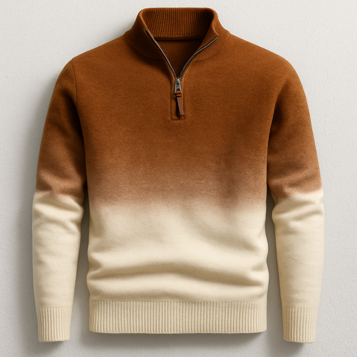 Luca Ombre Quarter-Zip Pullover