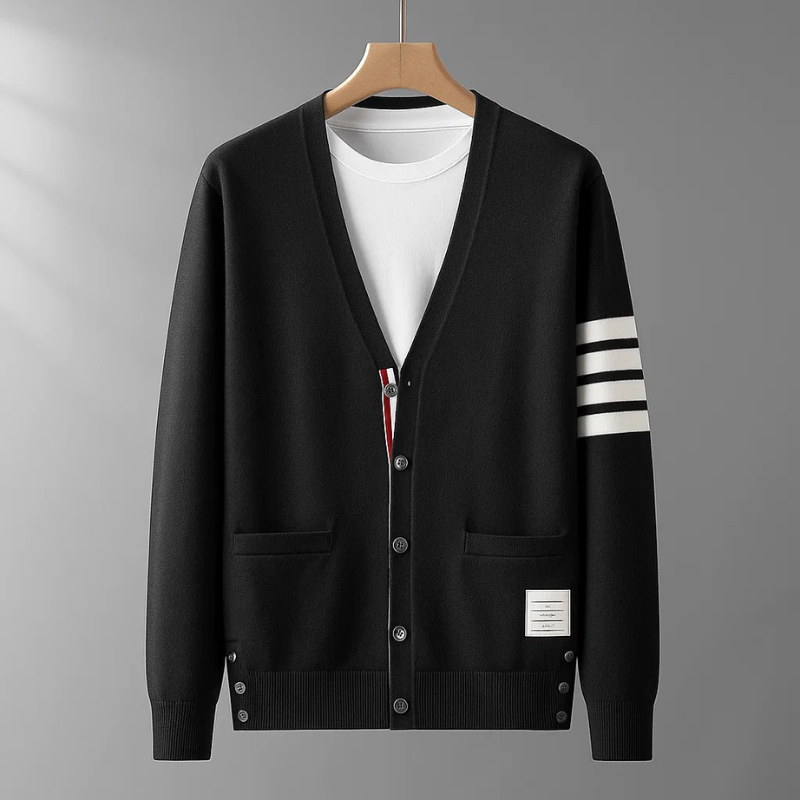 Varsity Cashmere Cardigan