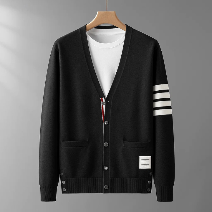 Varsity Cashmere Cardigan