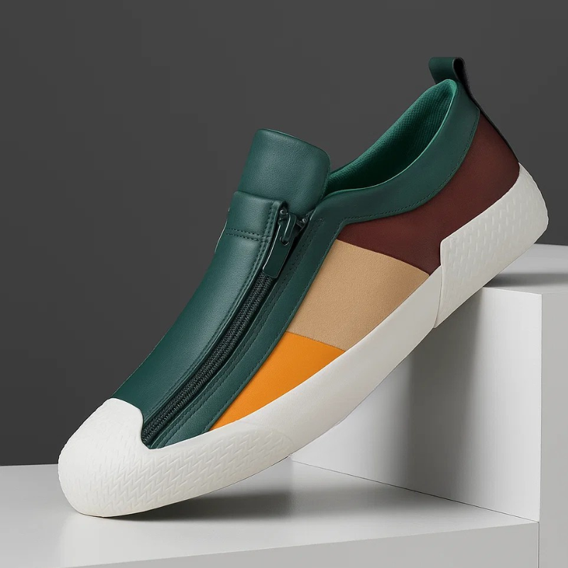 Claude Monet Leather Sneakers