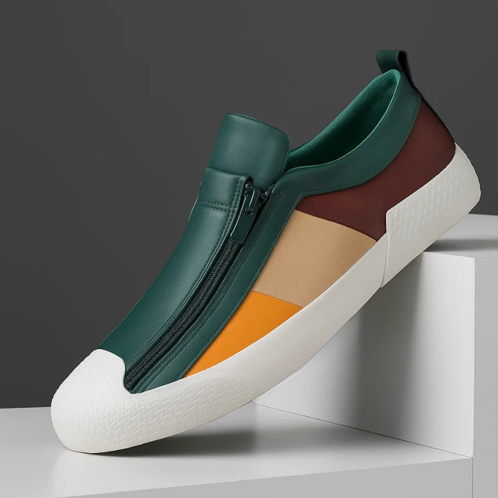 Claude Monet Leather Sneakers