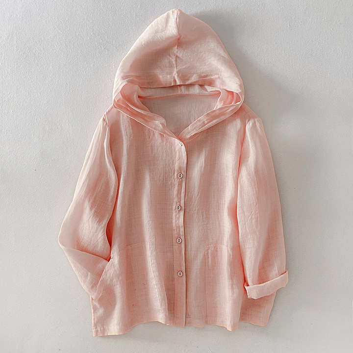 Anya Taylor Linen Hoodie