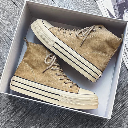 Avenue Suede Platform High Tops