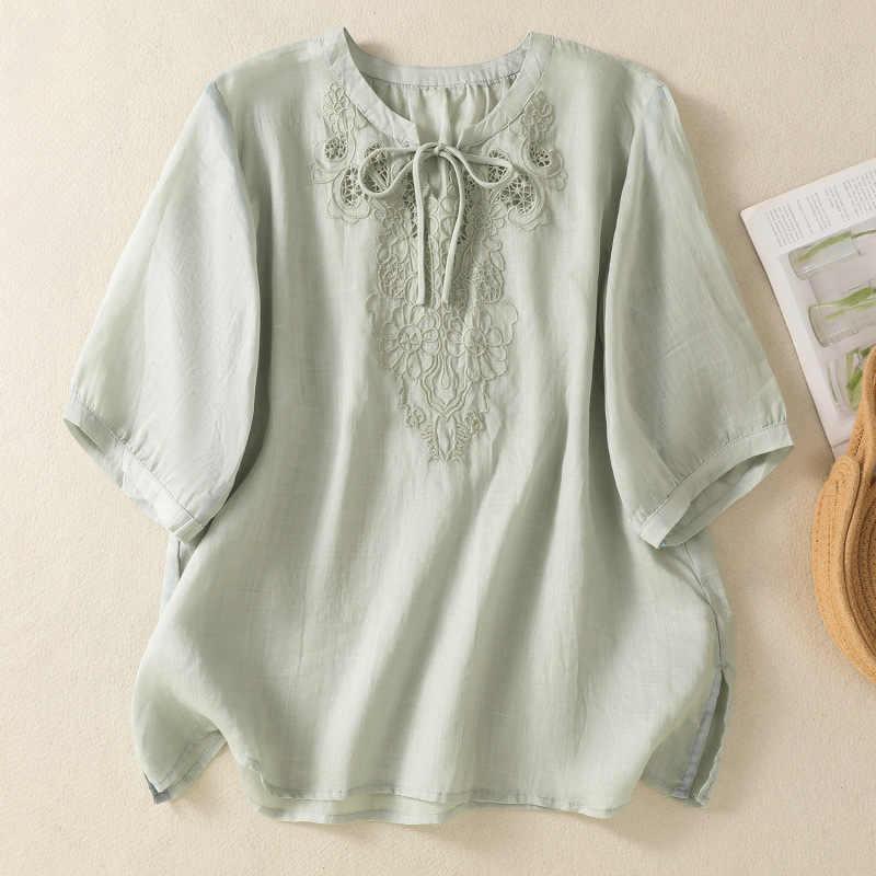Jane Linen Blouse