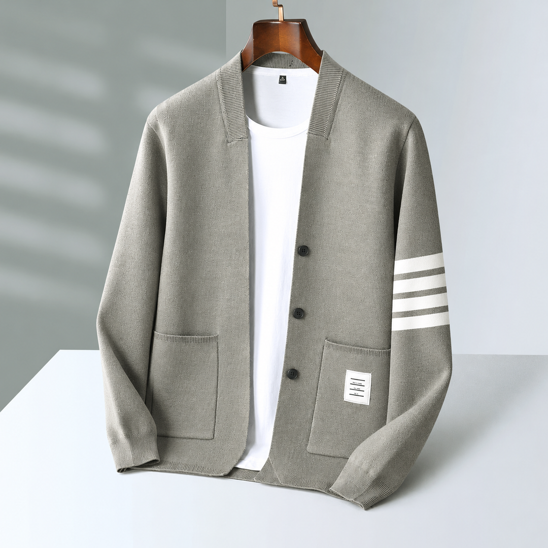 Varsity Cashmere Cardigan