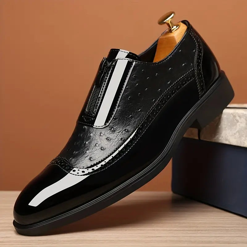 Lusso Ostrich Leather Loafers