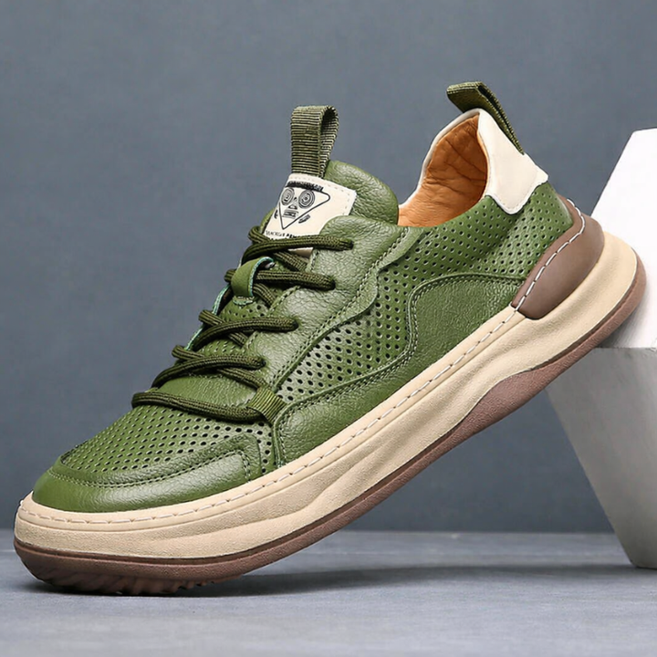 Lusso Italiana Genuine Leather Sneakers