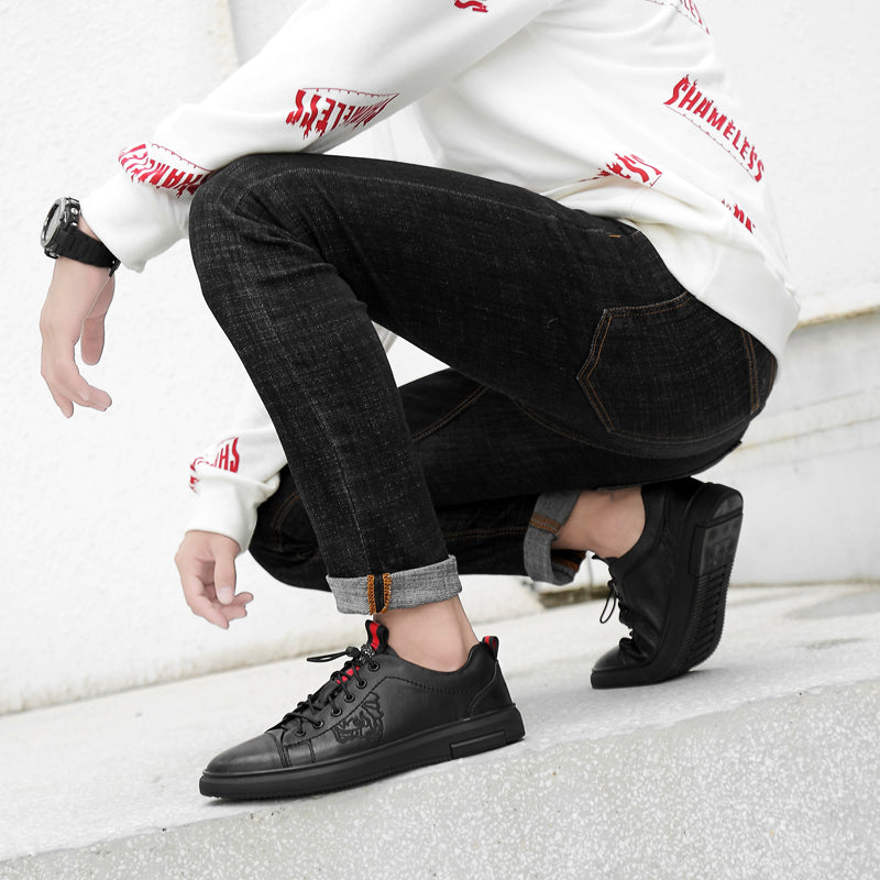 Arte Medusa Leather Sneakers