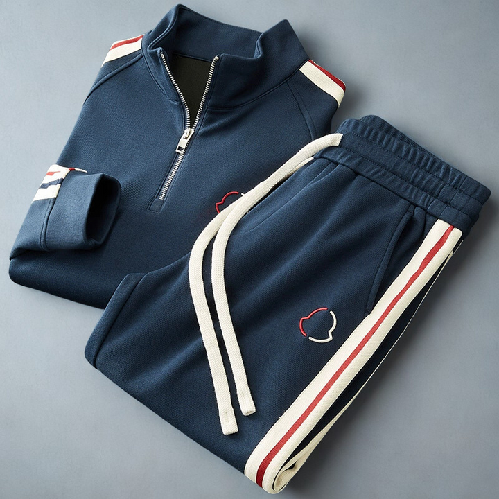 Hype Quarter-Zip Tracksuit Set