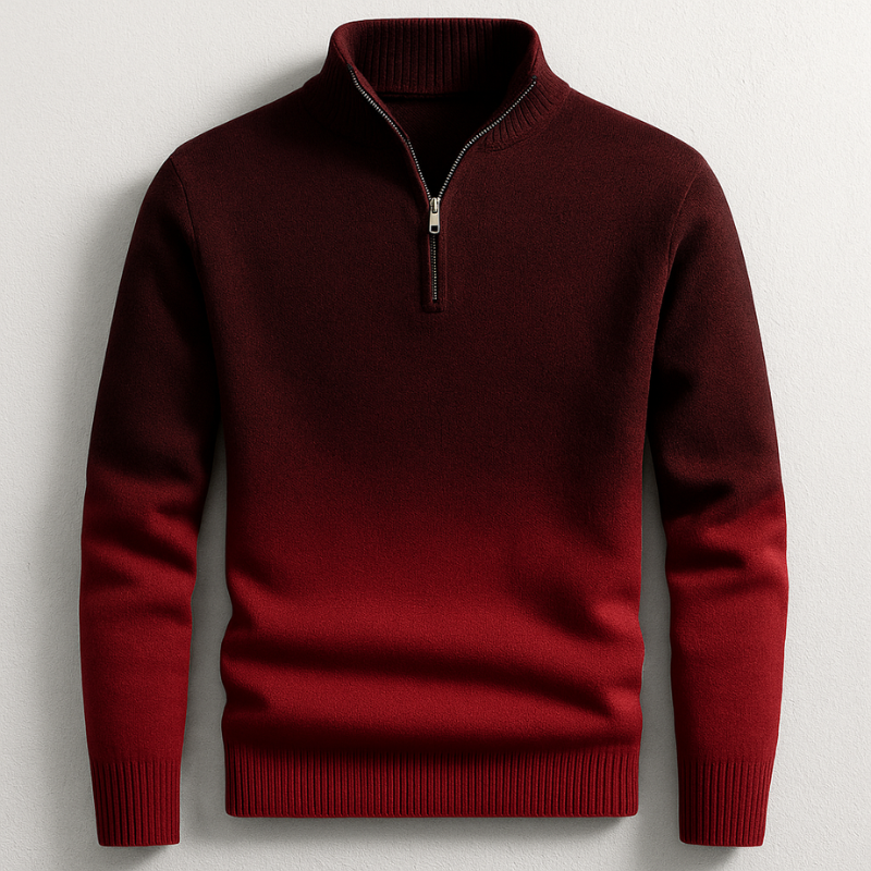 Luca Ombre Quarter-Zip Pullover