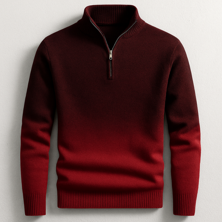 Luca Ombre Quarter-Zip Pullover