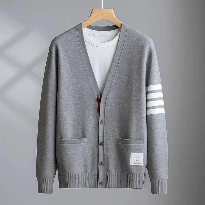 Varsity Cashmere Cardigan