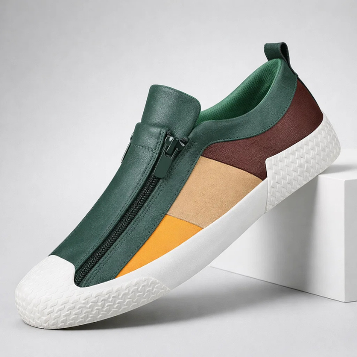 Claude Monet Leather Sneakers