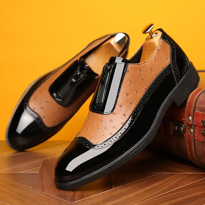 Lusso Ostrich Leather Loafers