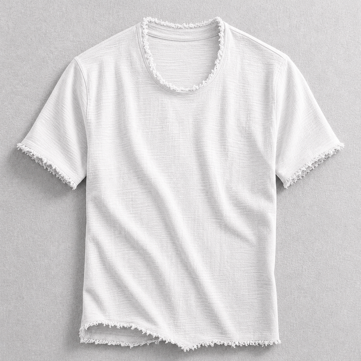 Harlow Frayed Edge Tee