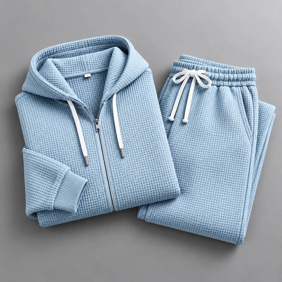 Jacob Waffle-Knit Set