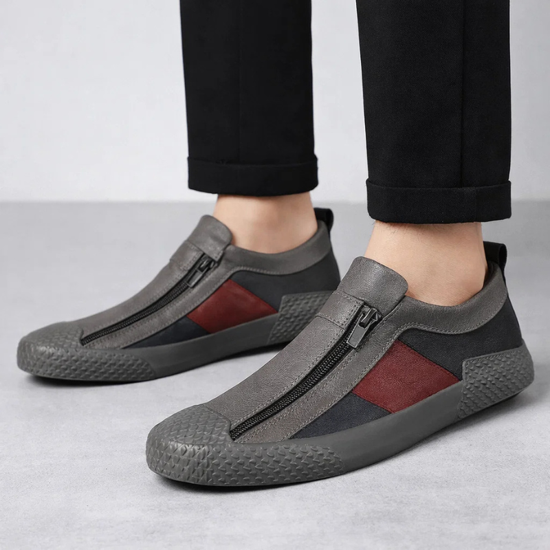 Claude Monet Leather Sneakers
