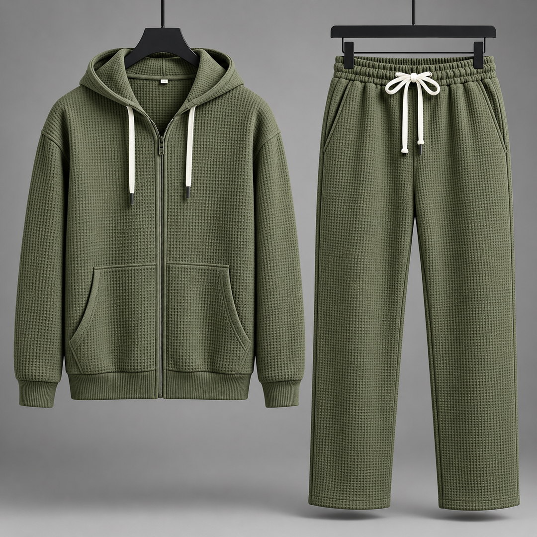 Jacob Waffle-Knit Set