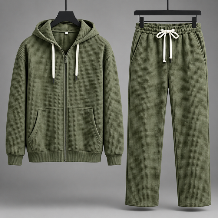 Jacob Waffle-Knit Set