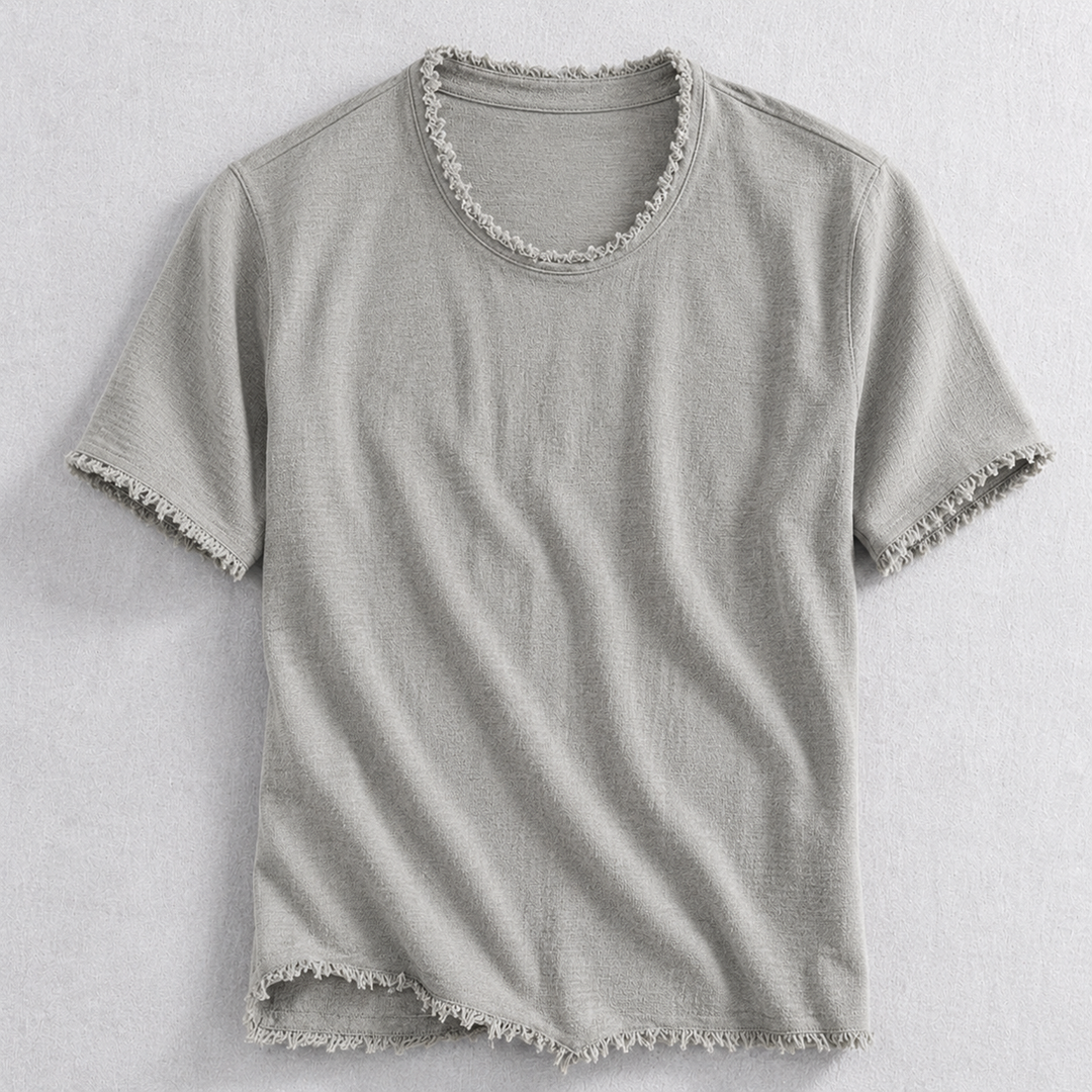 Harlow Frayed Edge Tee