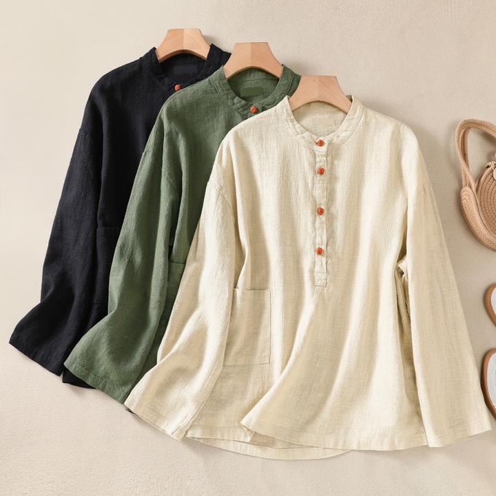 Natsuki Linen Blouse