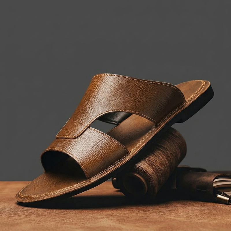 Lucca Italiana Genuine Leather Sandals