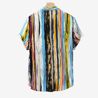 Abstract Artisan Print Shirt