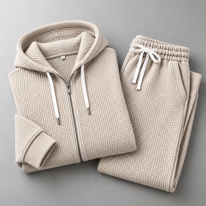 Jacob Waffle-Knit Set
