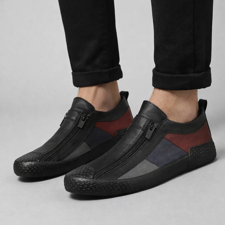 Claude Monet Leather Sneakers